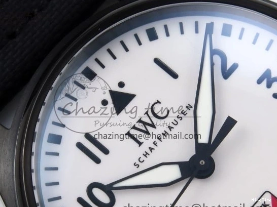 MIROTIME 0129 Pilot Black Ace BLSF 1:1 Best Edition White Lume Dial on Black Nylon Strap MIYOTA OnTrend 7021